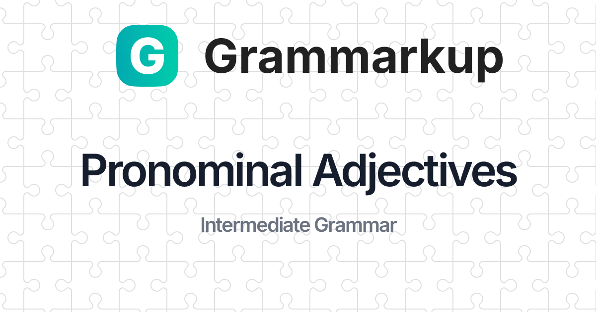 pronominal-adjectives-grammarkup